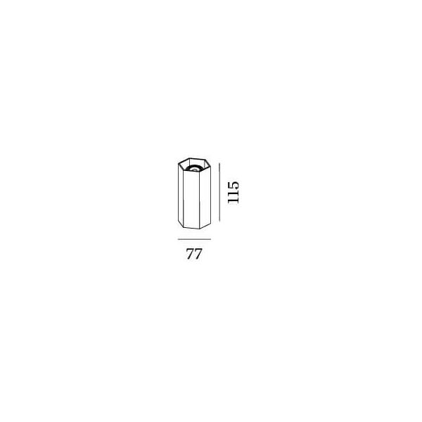 Wever & Ducré Hexo Pared Mini 1.0 — imagen 2