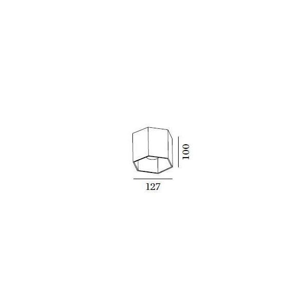Wever & Ducré Hexo Techo Superficie — imagen 3