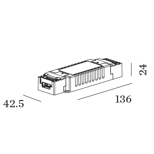 Wever & Ducré 90245801 - Led driver 700 mA — imagen 2