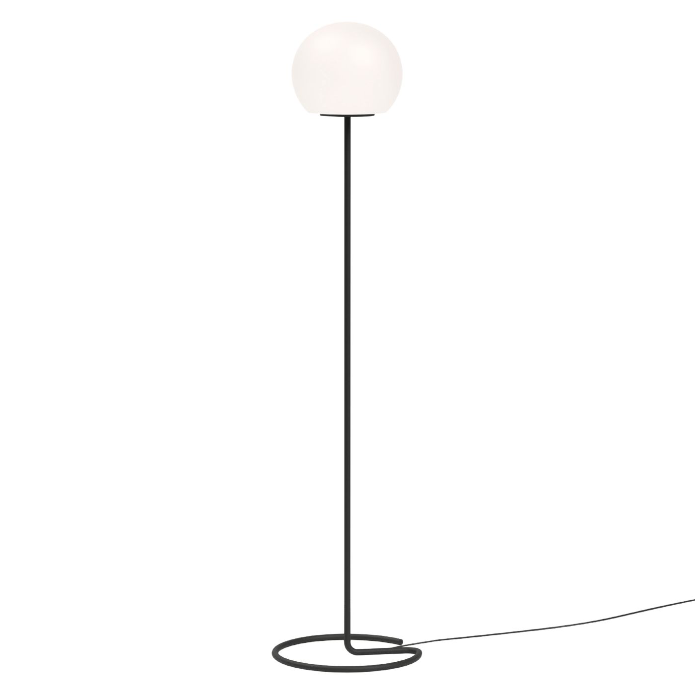 Wever & Ducré Dro, lámpara de pie blanco - ø30 cm