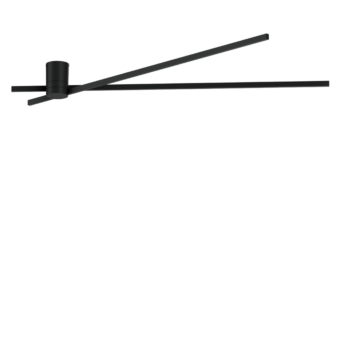 Wever & Ducré Fil Spin 1.0, negro mate – Lámpara de techo led