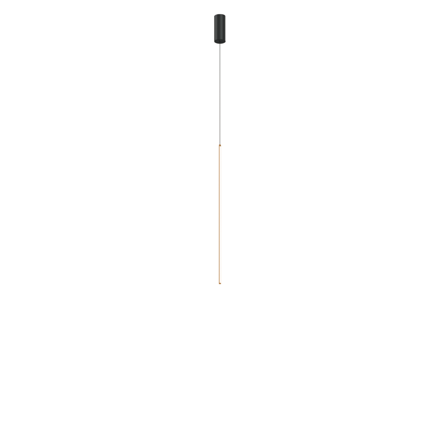 Wever & Ducré Finlin 1.0, lámpara de suspensión LED negro/champán - 3.000 k
