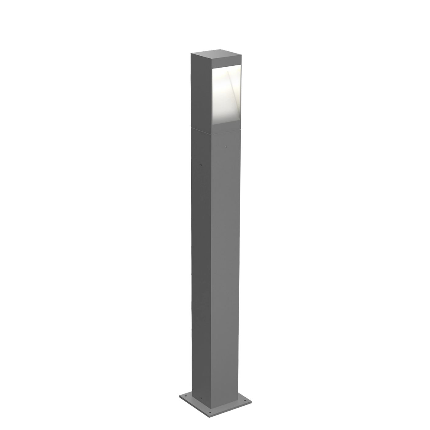 Wever & Ducré Linus 3.0, sobremuro LED gris oscuro - 55 cm
