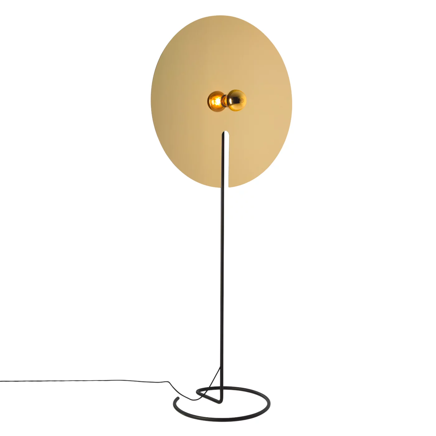 Wever & Ducré Mirro, dorado - ø75 cm – Lámpara de pie — imagen 5