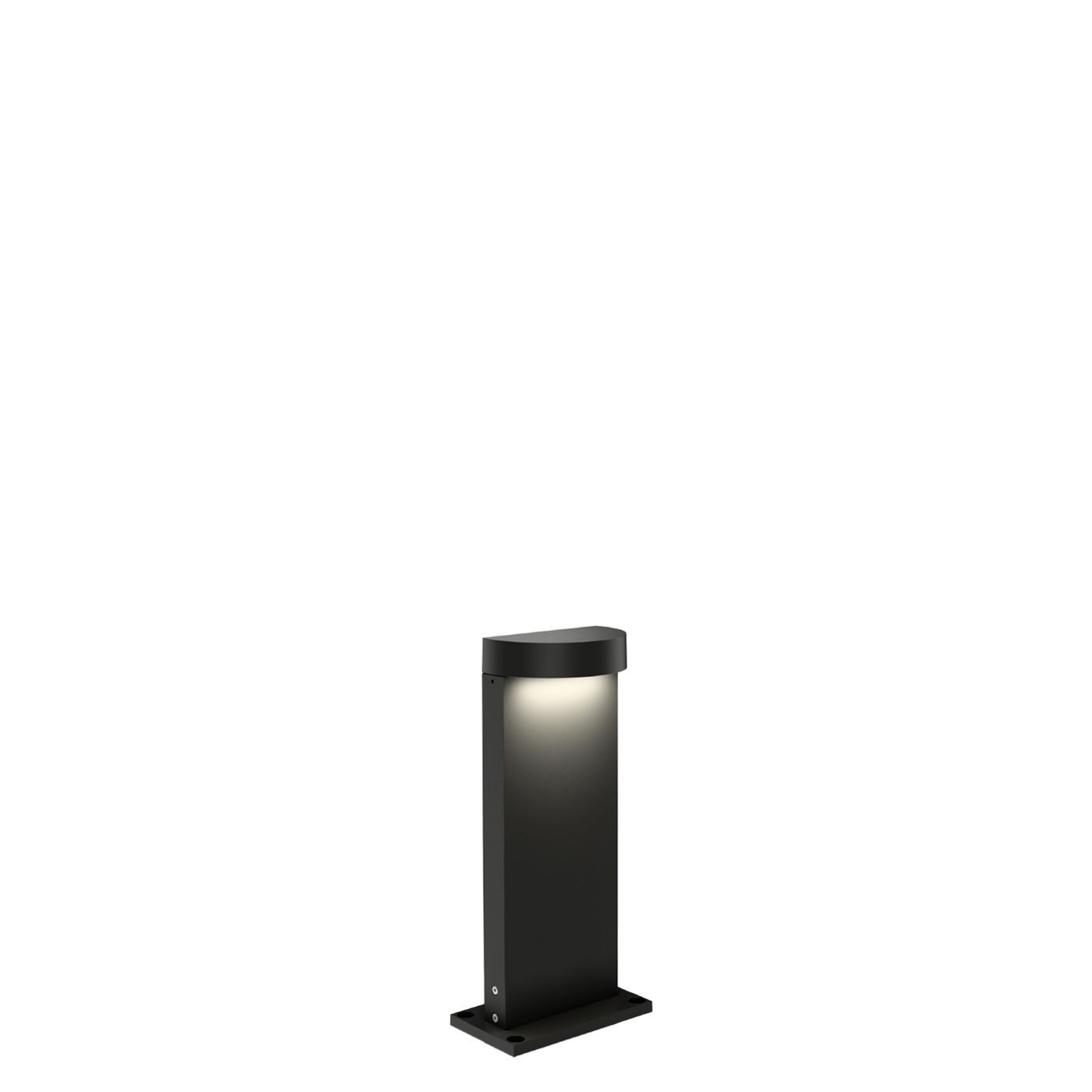 Wever & Ducré Palos Round 1.0, luz de pedestal LED negro - 27 cm - 3.000 K - placa base