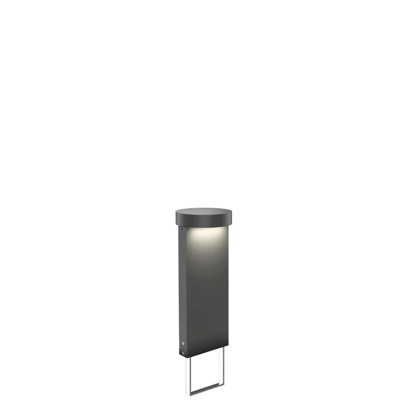 Wever & Ducré Palos Round 2.0, luz de pedestal LED antracita - 27 cm - 2.700 K - soporte de suelo