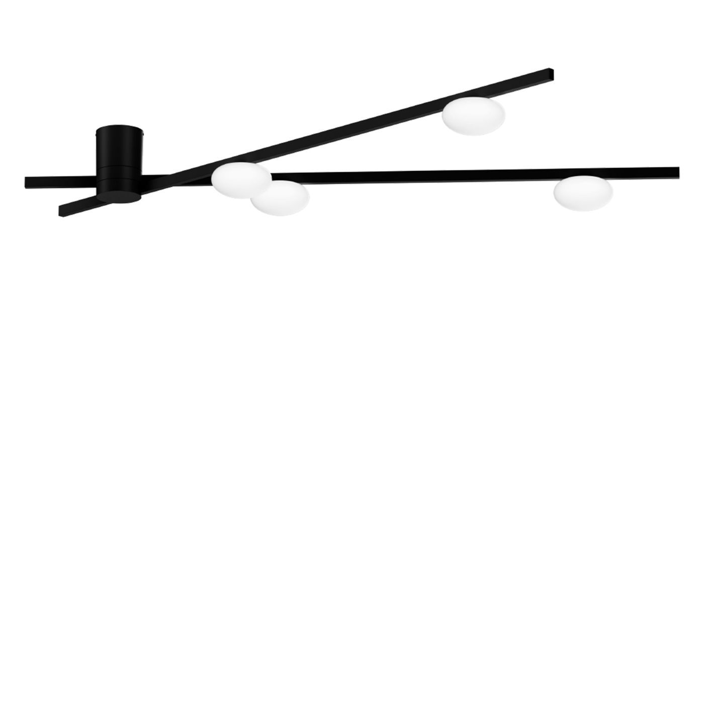 Wever & Ducré Perlez Spin 1.0, negro mate – Lámpara de techo led — imagen 3