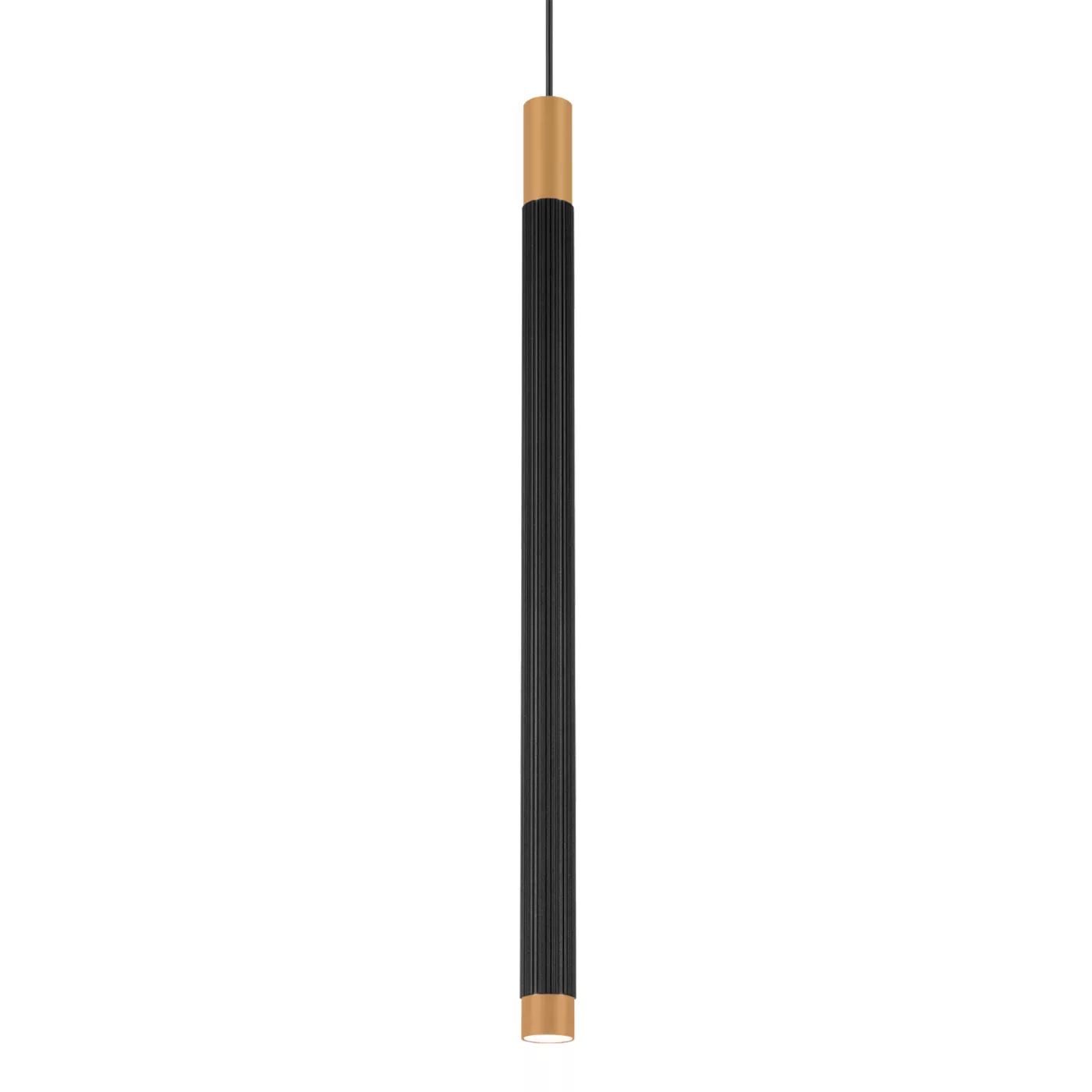 Wever & Ducré Trace 1.2, lámpara de suspensión LED negro/champán - 3.000 k