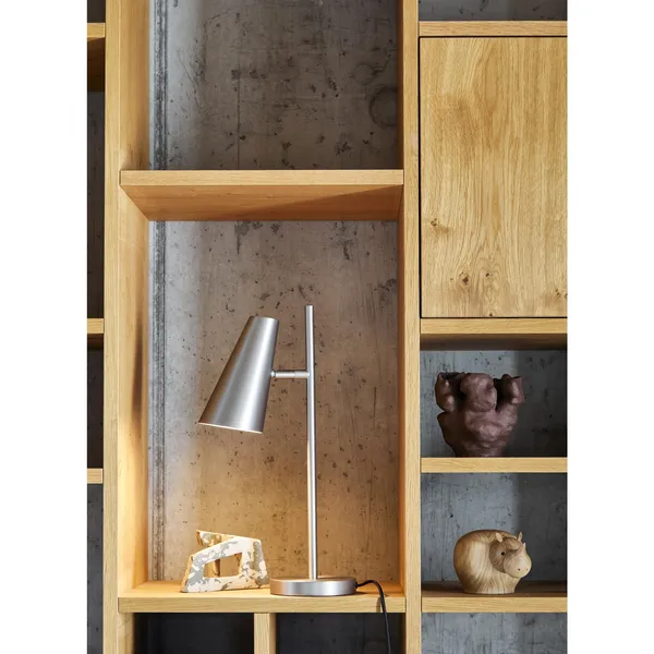 Woud Cono Satinado/ Metal – Lámpara de mesa — imagen 3