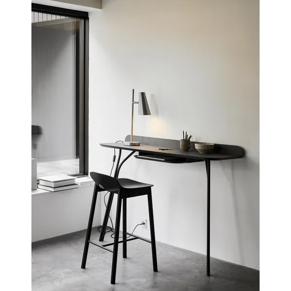 Woud Cono Satinado/ Metal – Lámpara de mesa — imagen 4