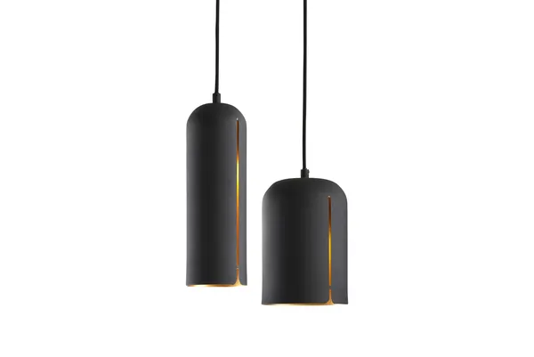 Woud Gap Corta Negro/Latón – Lámpara colgante — imagen 3