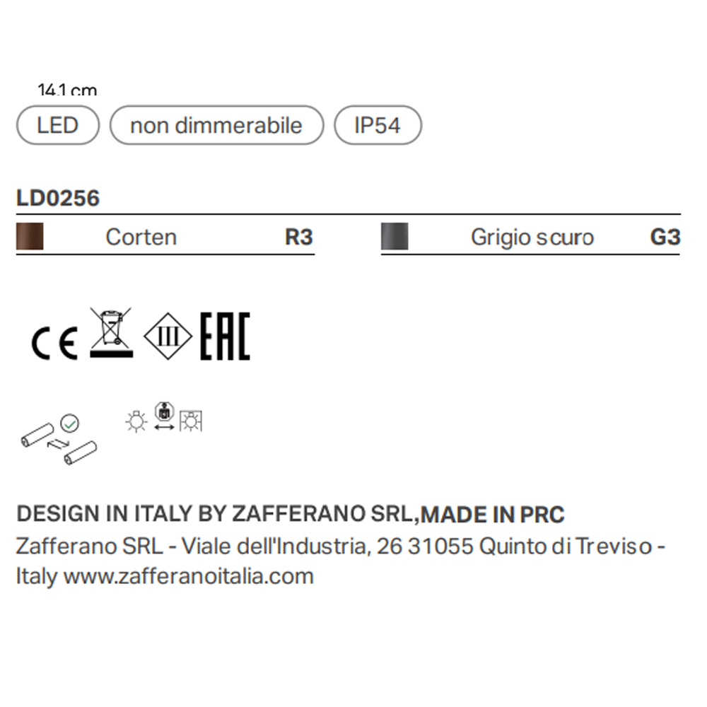 Zafferano Home Solar – Lámpara de suelo — imagen 6