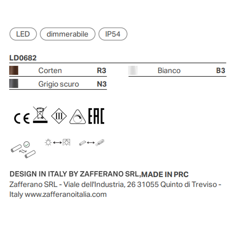 Zafferano Poldina Picchetto – Lámpara pie — imagen 6