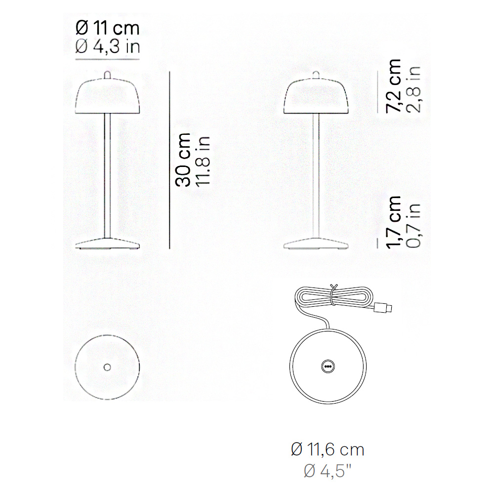 Zafferano Circe Indoor – Lámpara sobremesa — imagen 5