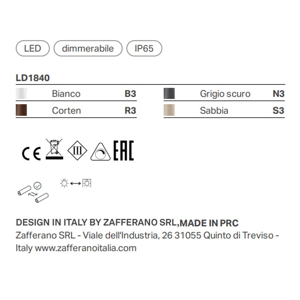 Zafferano Olivia Micro – Lámpara sobremesa — imagen 4