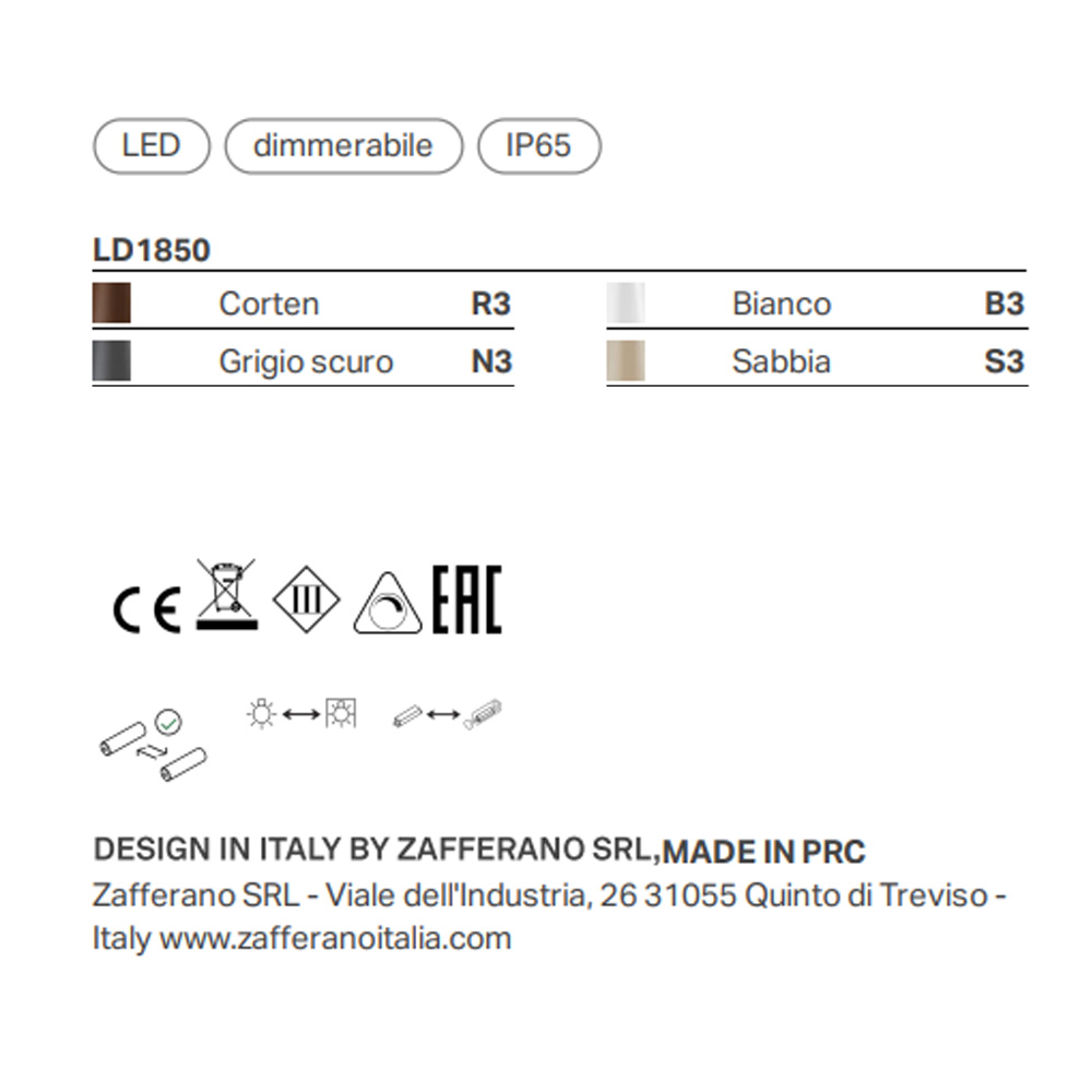 Zafferano Olivia outdoor – Lámpara sobremesa — imagen 7