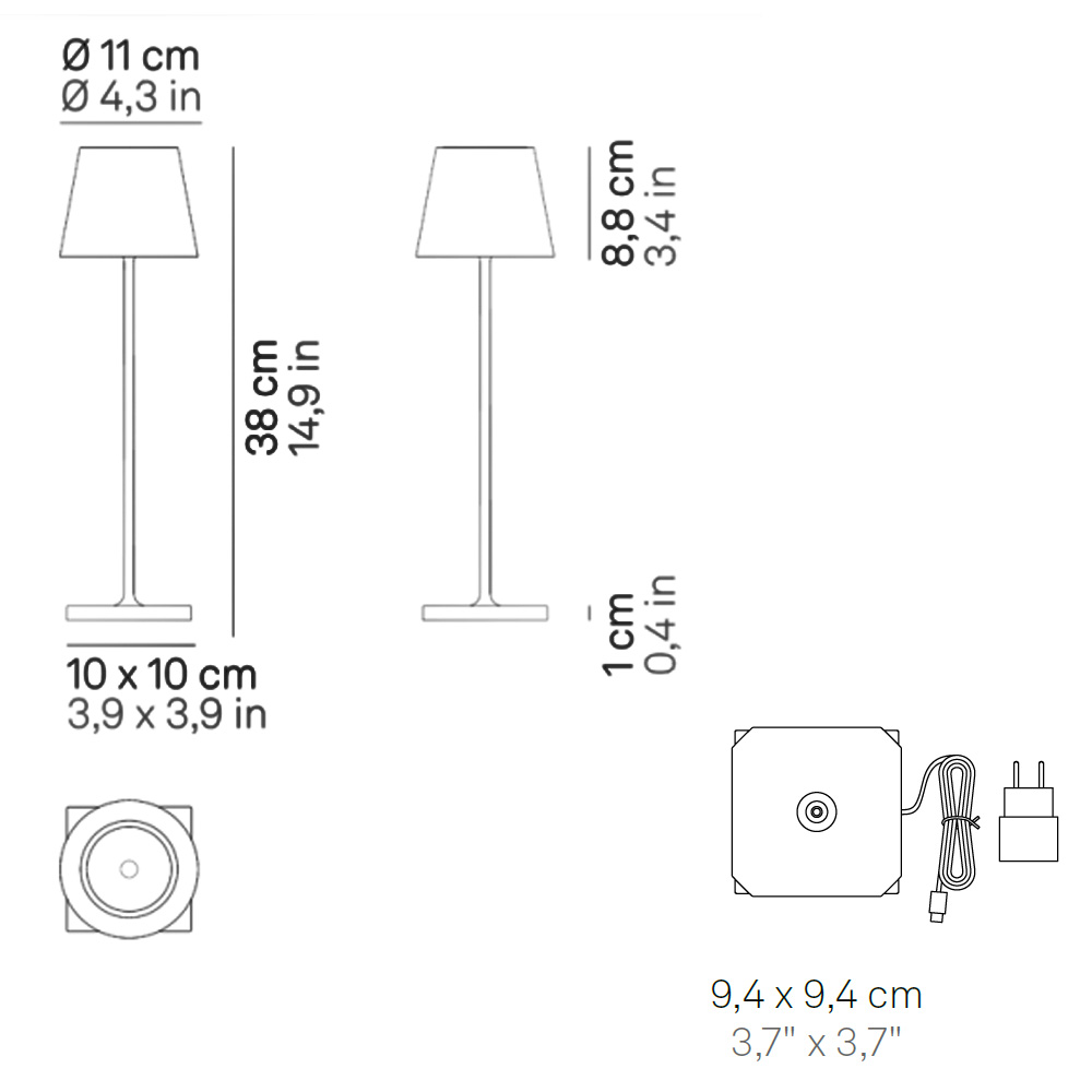 Zafferano Poldina Indoor – Lámpara sobremesa — imagen 6