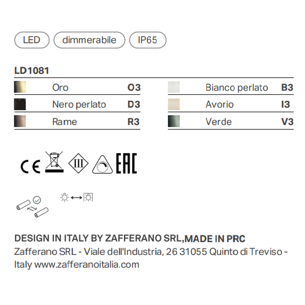 Zafferano Sister Light Mini – Lámpara sobremesa — imagen 8