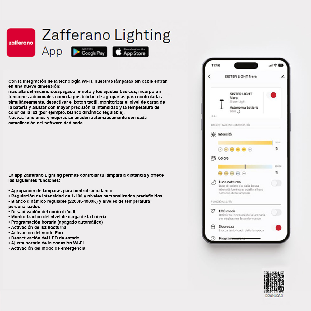 Zafferano Sister Light – Lámpara sobremesa — imagen 6