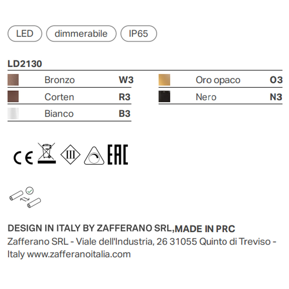 Zafferano Swap – Lámpara sobremesa — imagen 8