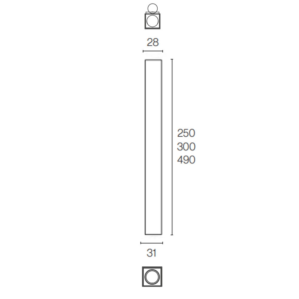 Zava Tratto vertical – Aplique — imagen 4
