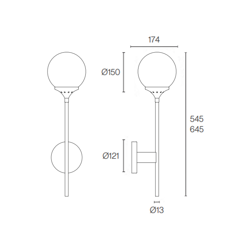 Zava San Babila A – Lámpara pared — imagen 6