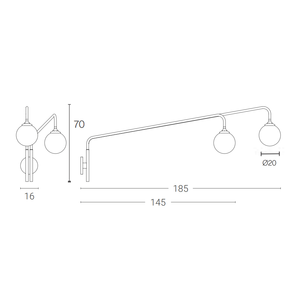 Zava San Babila C – Lámpara pared — imagen 6