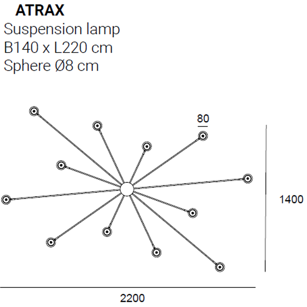 Zava Atrax – Lámpara suspensión — imagen 6